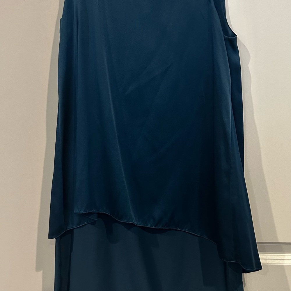 Theory Asymmetrical Dress in Deep Blue